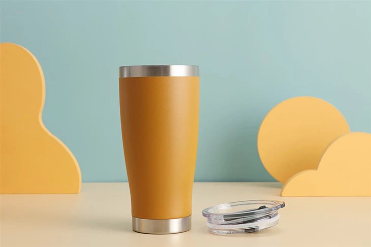 Coffee Mug For Car Insulated Travel Mug 20oz Curving