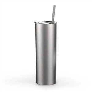 20 oz rustfrit stål dobbeltvæg isoleret lige kaffekop